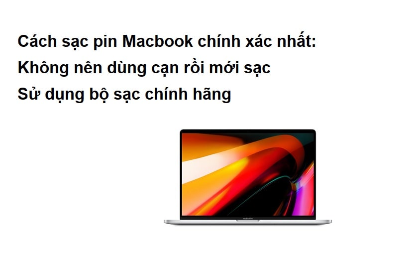 Kiểm tra pin Macbook: không nên để cạn mới sạc