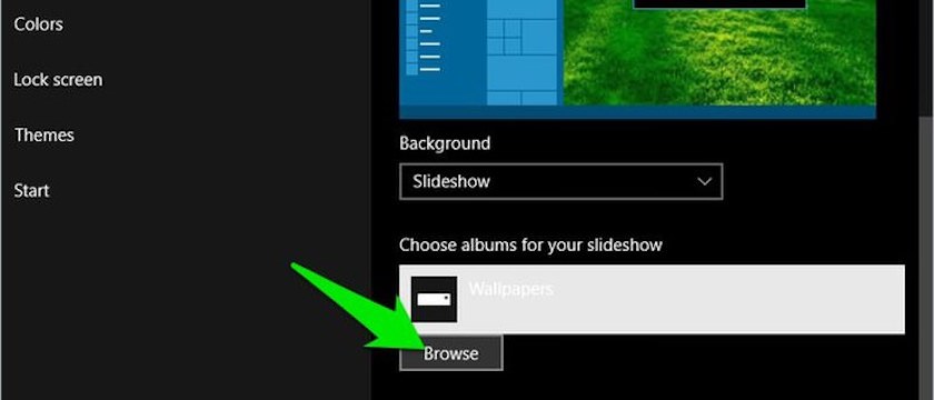 Tự động đổi hình nền trên PC, laptop Windows 10