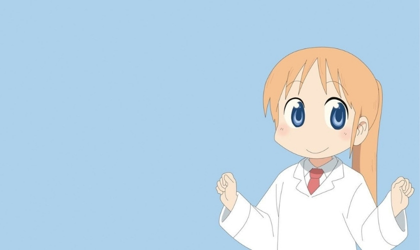 Hình nền máy tính anime 4K Nichijou xịn