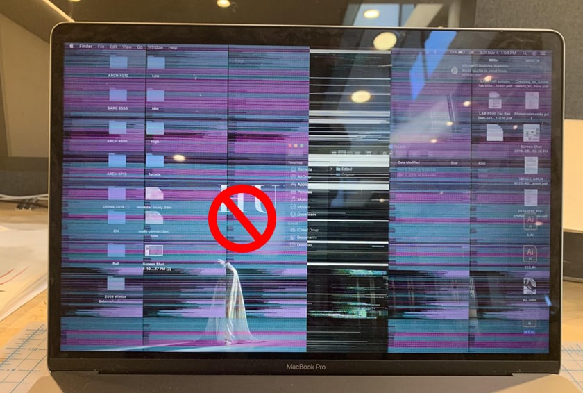 Nguyên nhân màn hình Macbook bị giật