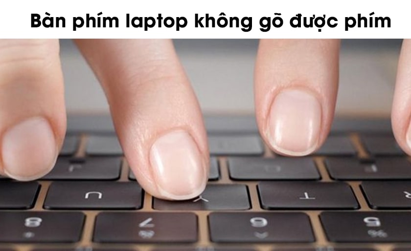 Bàn phím laptop không gõ được là do đâu?