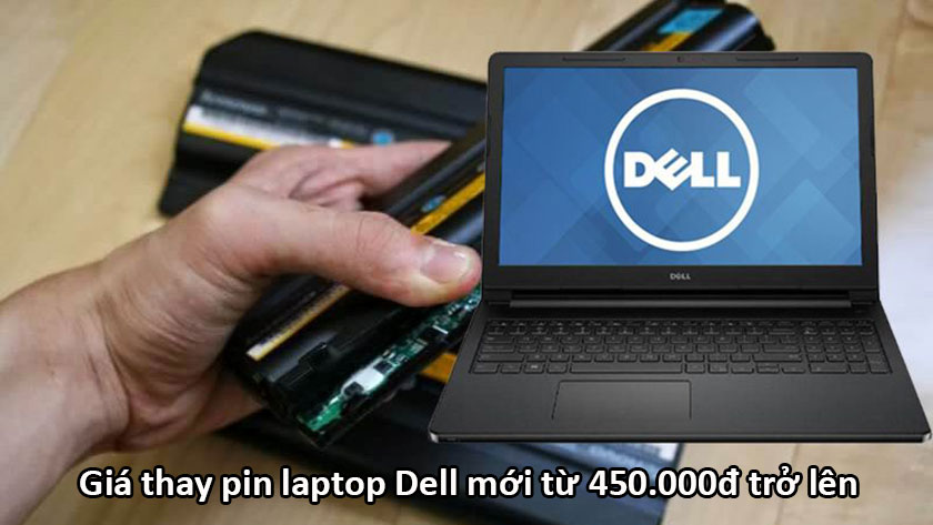 Bảng giá thay pin laptop Dell mới