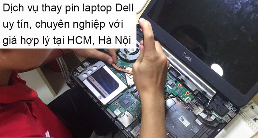 Bảng giá thay pin laptop Dell mới