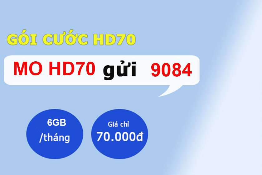 Cách đăng ký sử dụng gói cước HD70 Mobifone