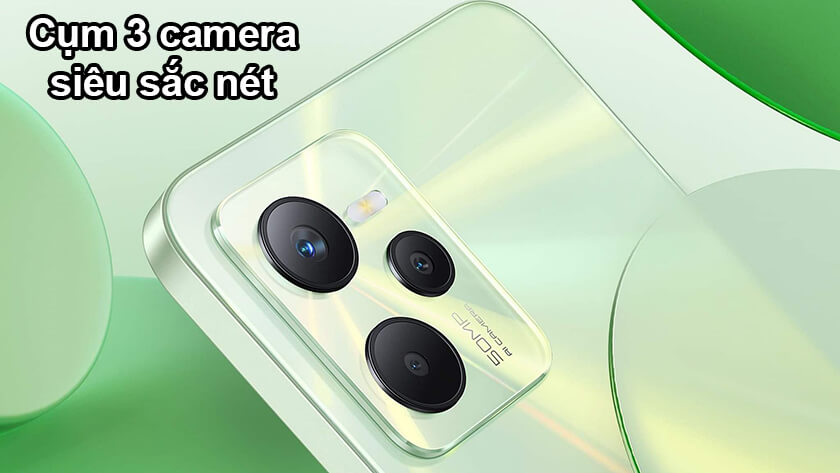 Điện thoại Realme C31 camera sắc nét