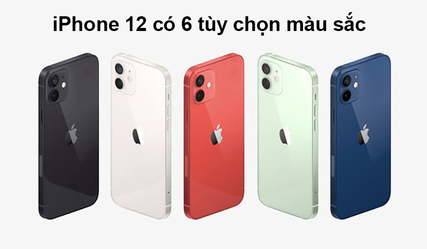 iPhone 12 có mấy màu?
