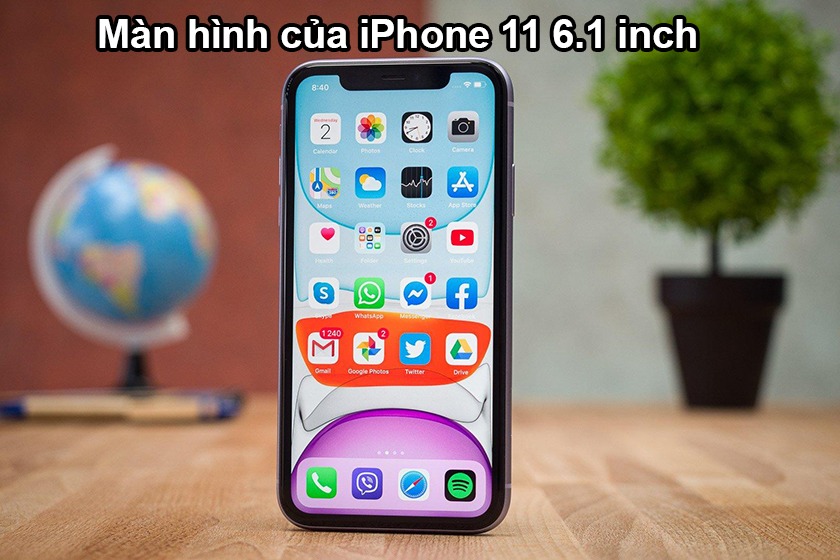 Màn hình của iPhone 11 bao nhiêu inch?