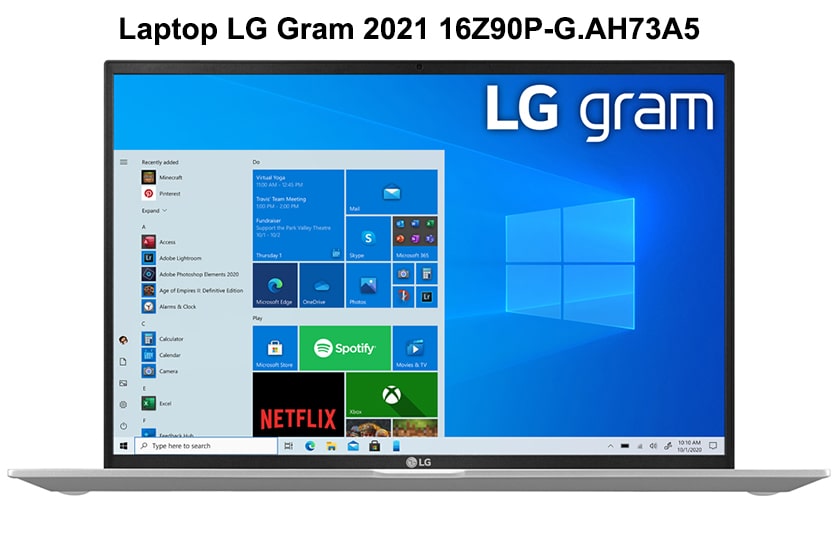 16Z90P-G.AH là laptop LG Gram giá rẻ có độ bền cao