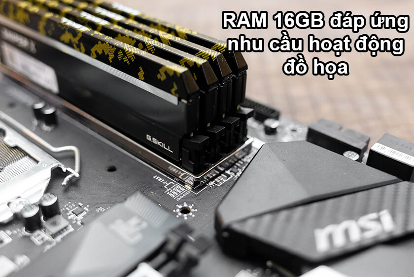 Đánh giá mức sử dụng RAM 16 GB