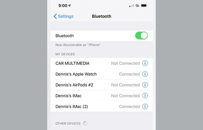cách kết nối iPhone với máy tính Windows bằng Bluetooth