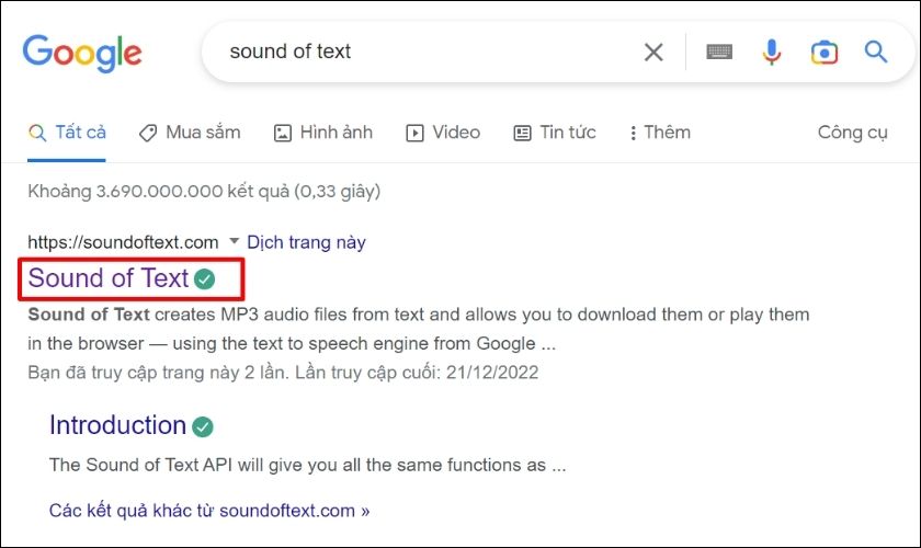 chuyển văn bản thành giọng nói chị google bằng soundoftext