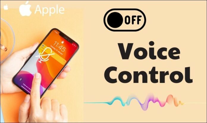 cách tắt voice control trên iphone