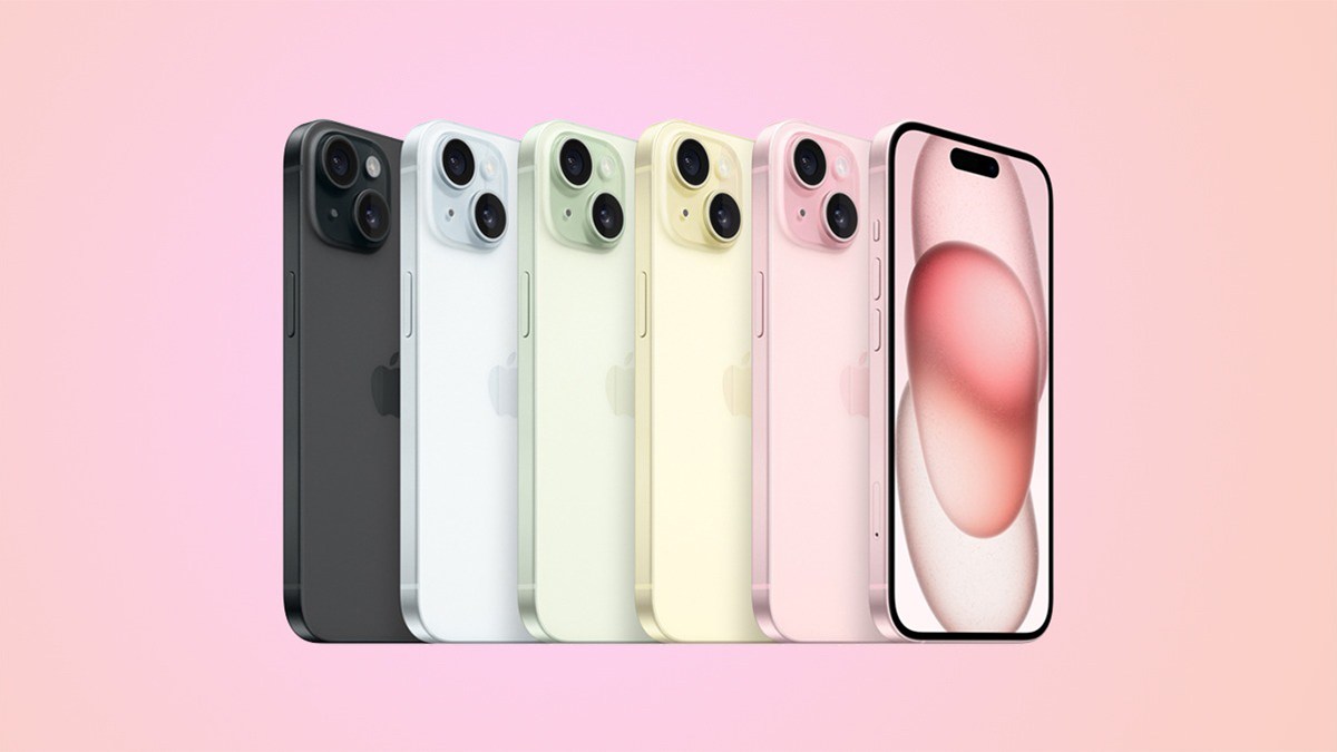 iPhone 15 tiêu chuẩn có nhiều gam màu pastel