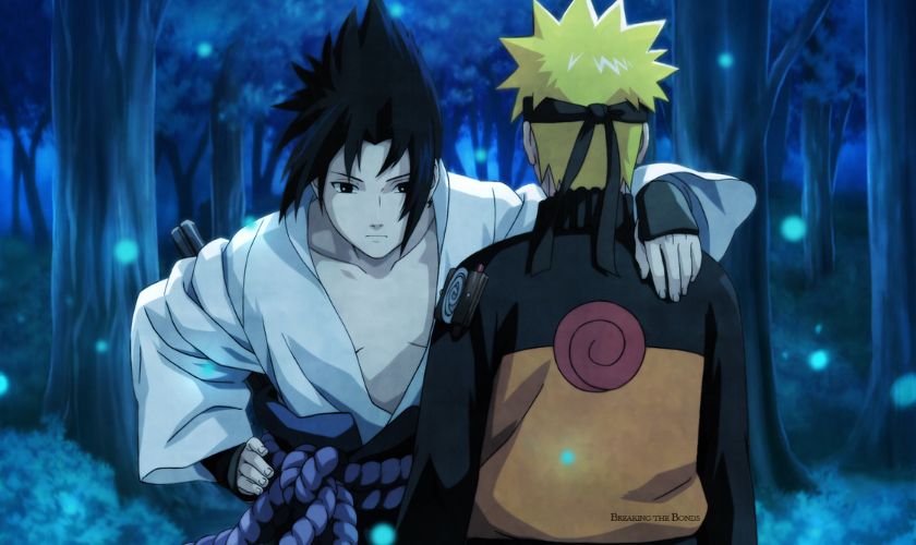 Hình nền Naruto vs Sasuke 4K