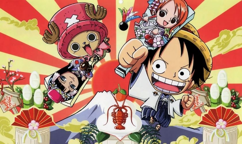 Wallpaper One Piece chipi cute