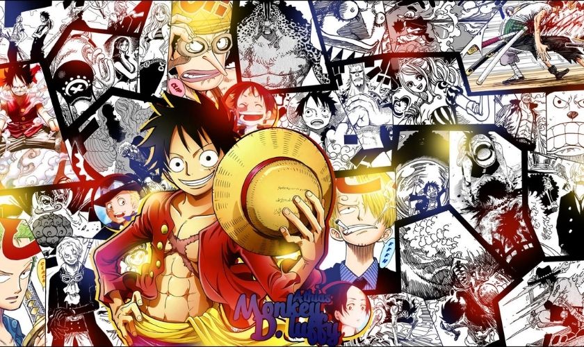 Wallpaper One Piece Luffy mũ rơm