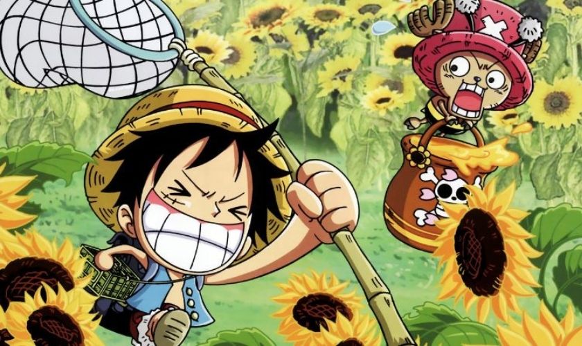 Wallpaper One Piece chipi dễ thương