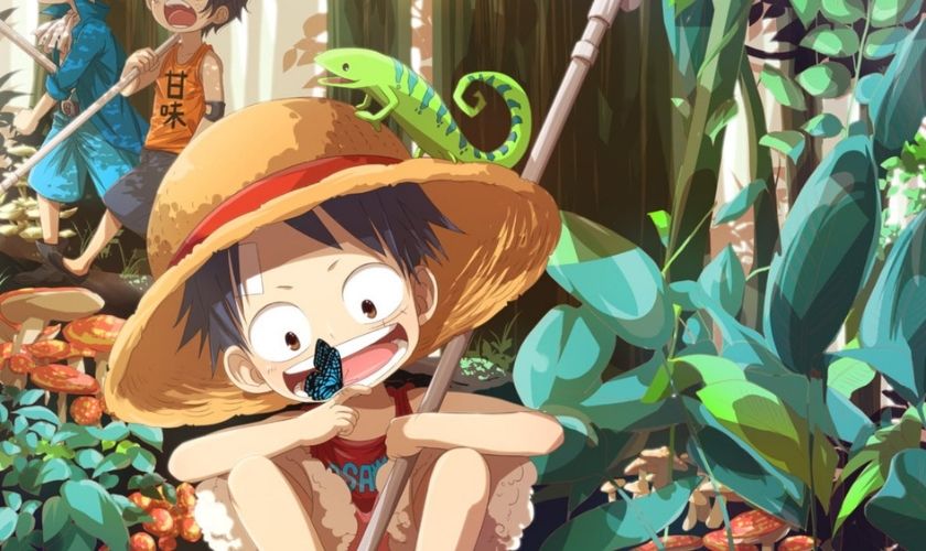 Hình nền phim hoạt hình One Piece dễ thương chipi