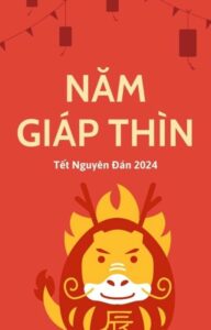 Hình nền Tết 2024 con rồng cute cho điện thoại 5