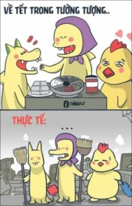 Ảnh Meme Tết 2024 cute vui nhộn 24