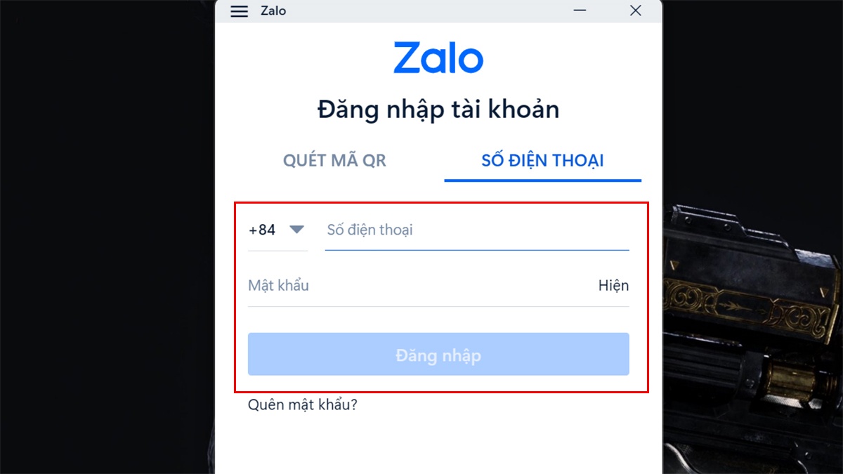 Cách đăng nhập Zalo trên máy tính bằng ứng dụng