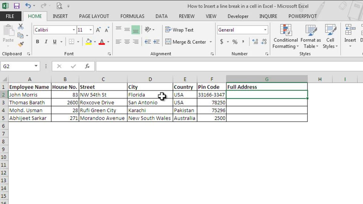 Lợi ích của cách xuống dòng trong Excel